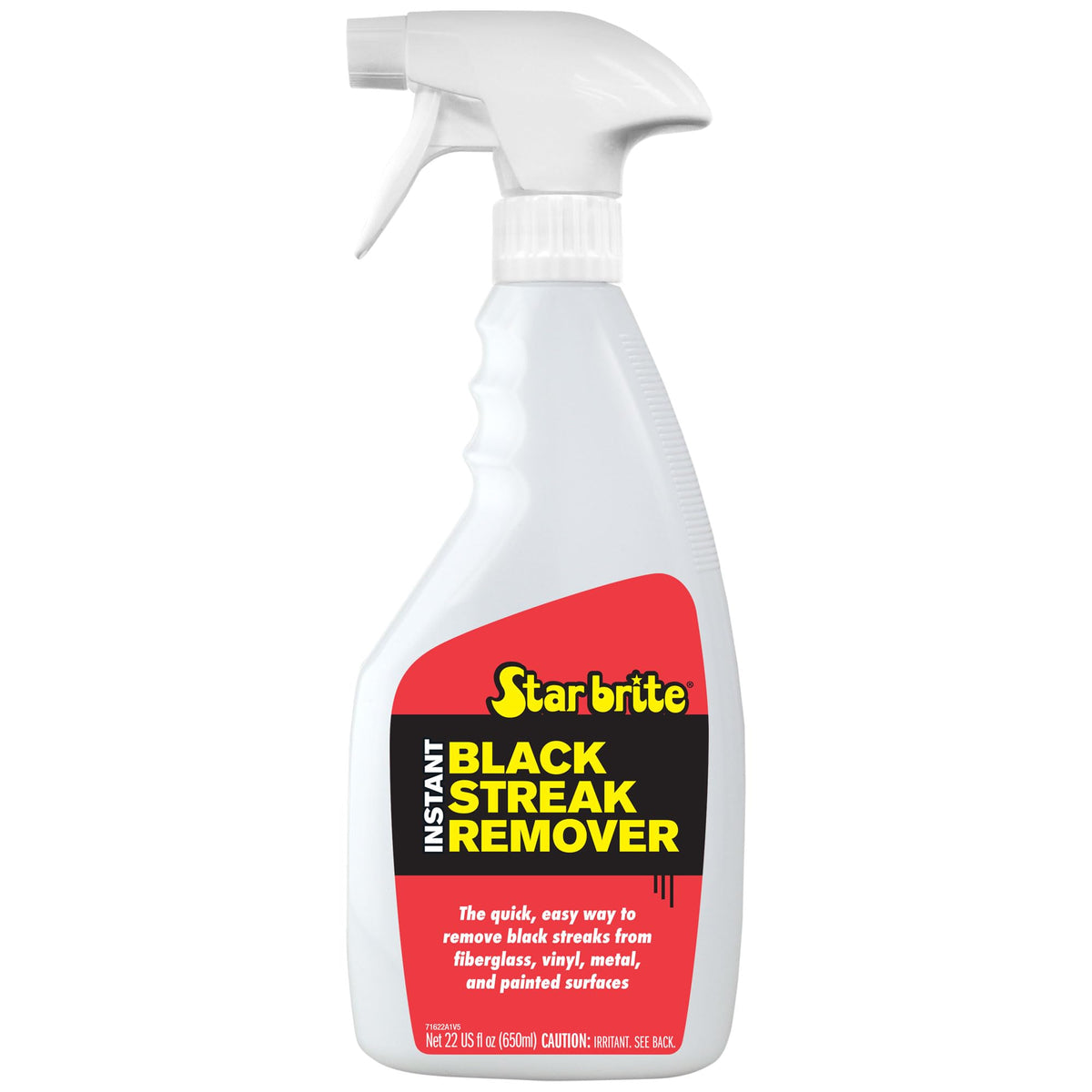 Star brite Black Streak Remover Spray, 22 oz Instant Formula for Boats, RVs, Fiberglass and Metal