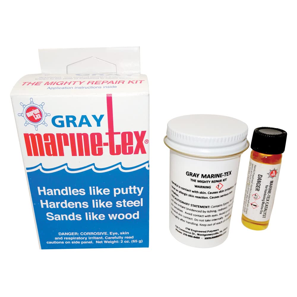 Marine-Tex Epoxy Repair Compound, 14 oz - White or Gray