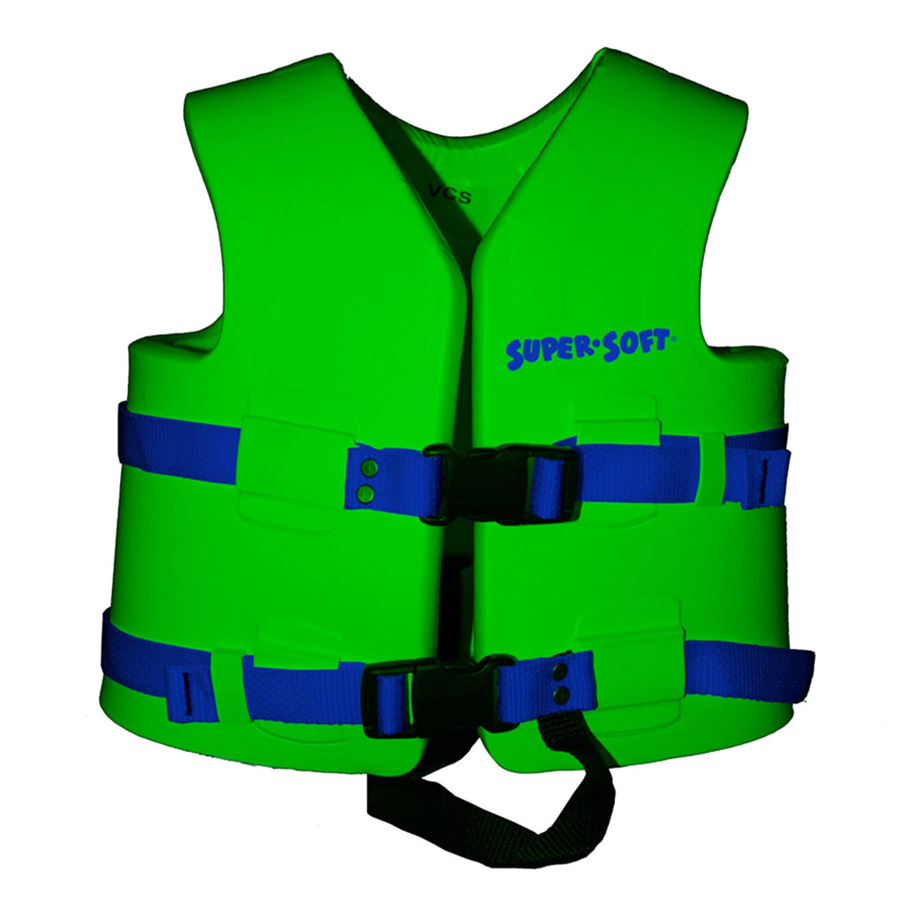 TRC Recreation Youth Life Jacket - USCG Type III Vinyl-Coated Foam Vest, Youth Medium