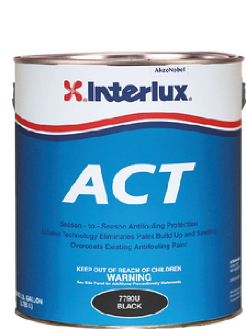 Interlux ACT Ablative Antifouling Bottom Paint - Available in Blue Quart and Green Gallon