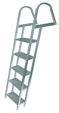 JIF Marine ASH2 5-Step Anodized Aluminum Dock Ladder with Mounting Hardware