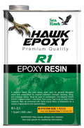 Sea Hawk R1-S1 Epoxy Resin, 1 Quart, Clear Low-Viscosity Marine Epoxy System Size 1