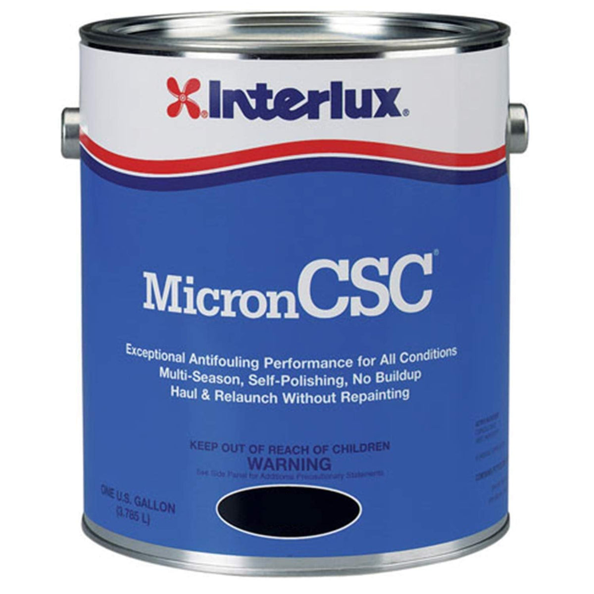 Interlux Micron CSC Ablative Antifouling Bottom Paint - Available in Quart and Gallon, Blue, Black, or Green