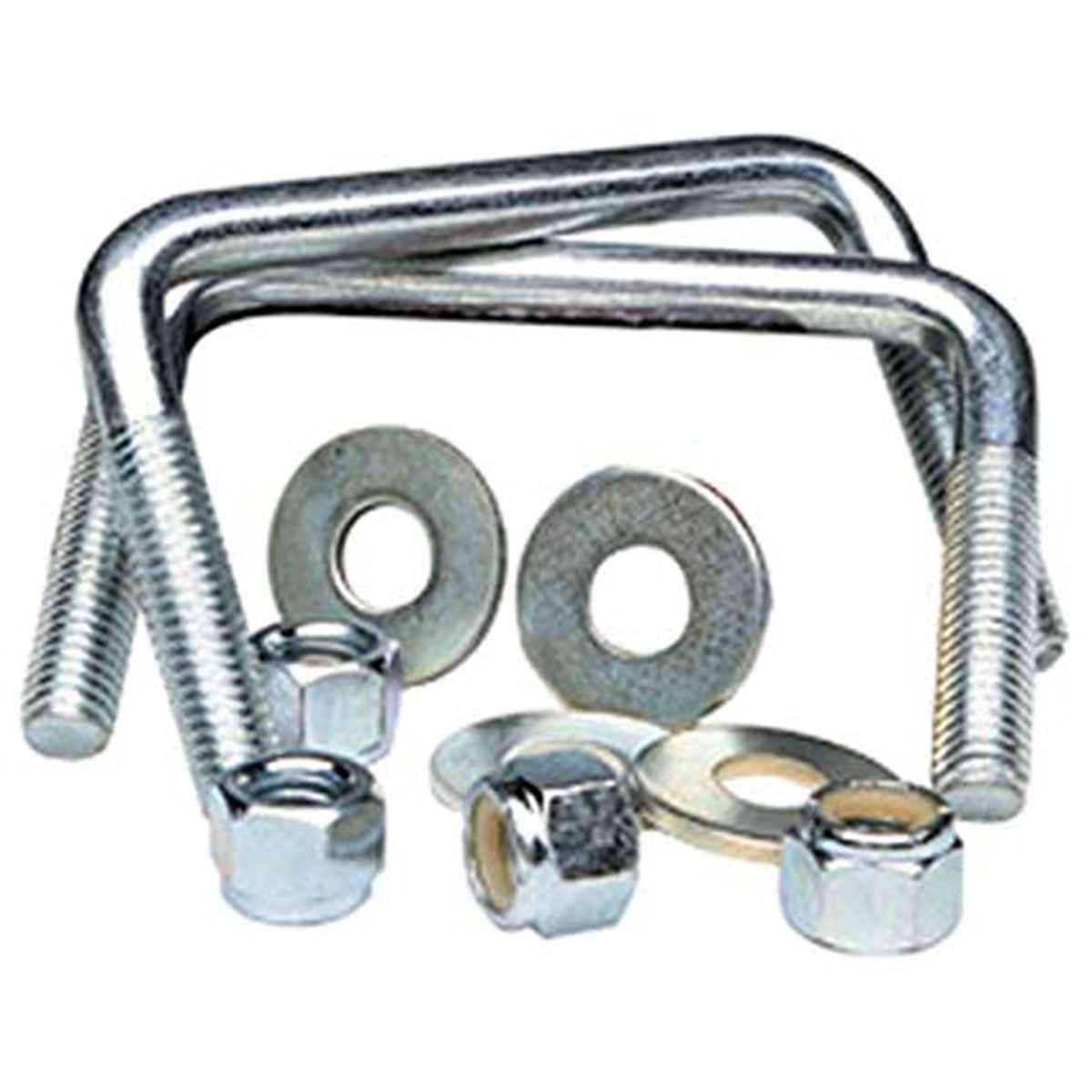 Tie Down Engineering 86206 Square U-Bolt, 1/2 inch-13 x 4 inch, Painted Steel, Pair