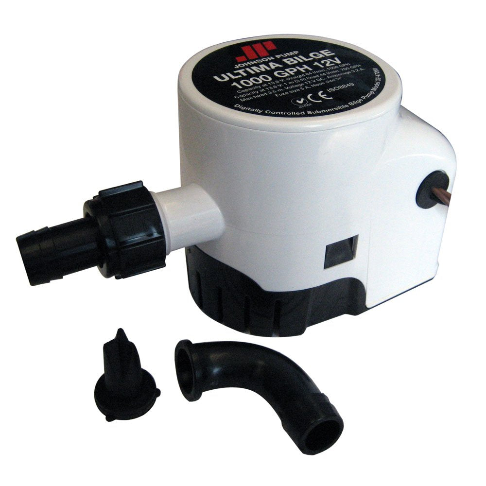 Johnson Pump Ultima 1000 GPH 12V Bilge Pump, 32-47260-003