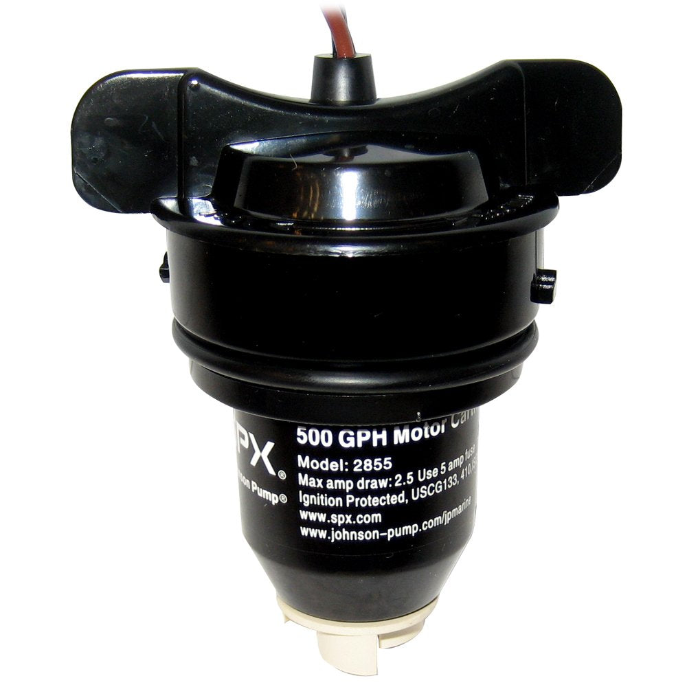Johnson Pump 28552 Motor Cartridge for 500 GPH Bilge Pumps, Black