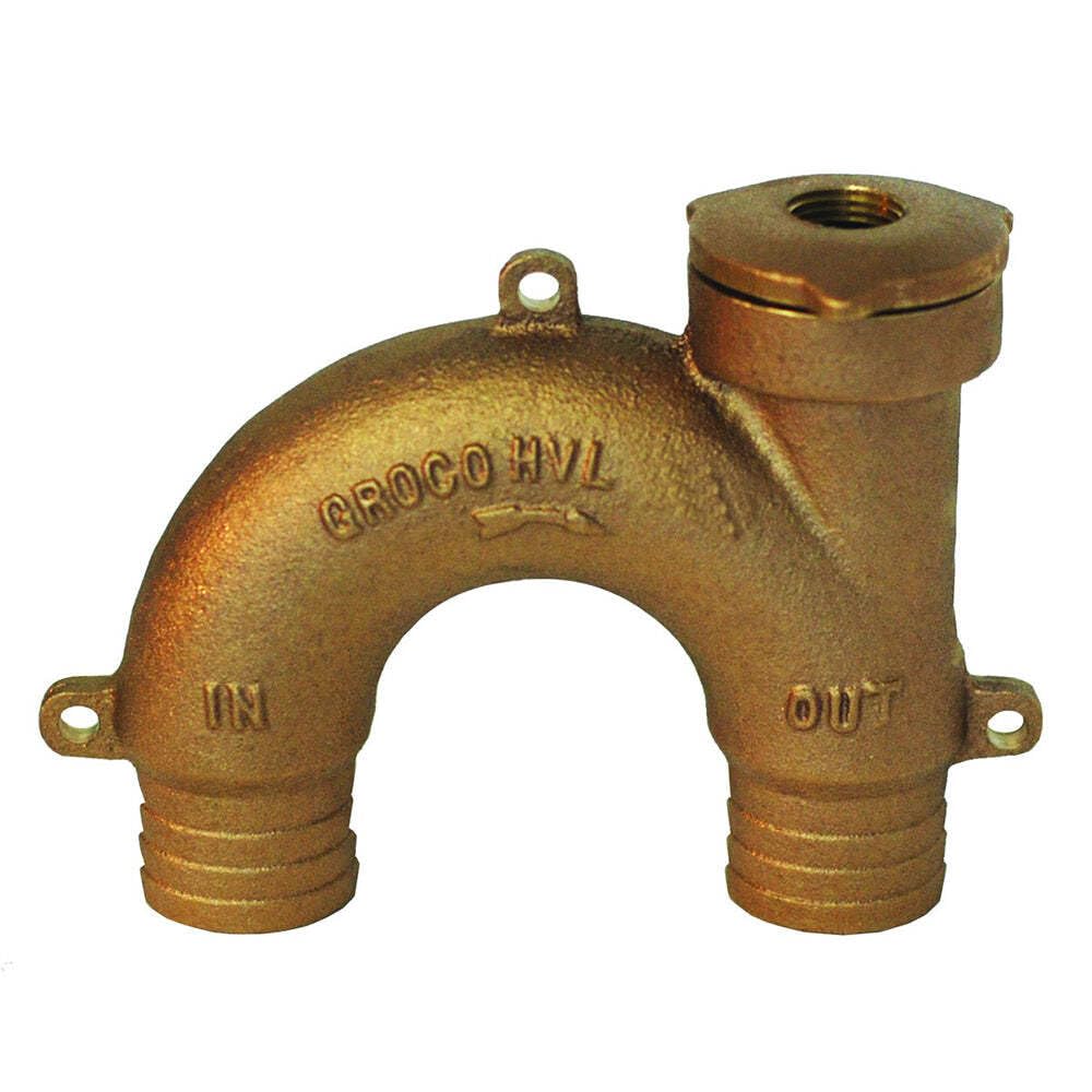 GROCO Bronze Vented Loop, 1-1/2 Inch Hose Anti-Siphon Valve