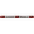 Optronics MCL97RK Red LED Identification Light Bar for Trailers Over 80 Inches Wide