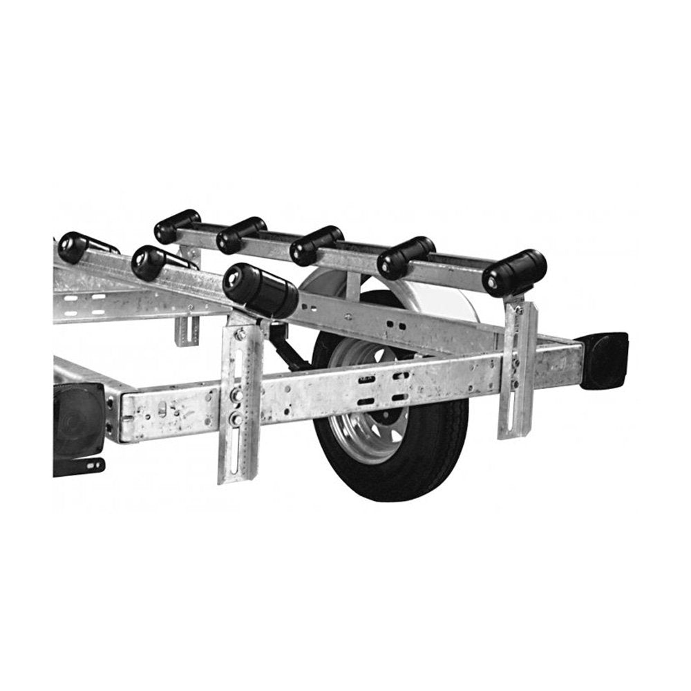 CE Smith Roller Bunk 5 Foot Pair, Model 27710, 1500 lb Capacity Polypropylene Trailer Rollers