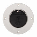 T-H Marine SA-2B Flush Mount Scupper Valve Assembly with Curl-Proof Flapper for 1 to 1.25 Inch Drain Tubes