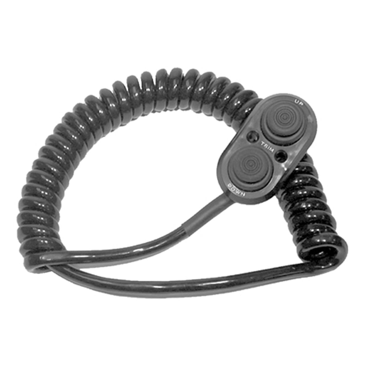 T-H Marine Steering Wheel Trim Control Coiled Cord, ST-1, Black