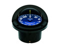 Ritchie SuperSport SS-1002 Flush Mount Marine Compass, 3.75" Blue Dial - White or Black Housing