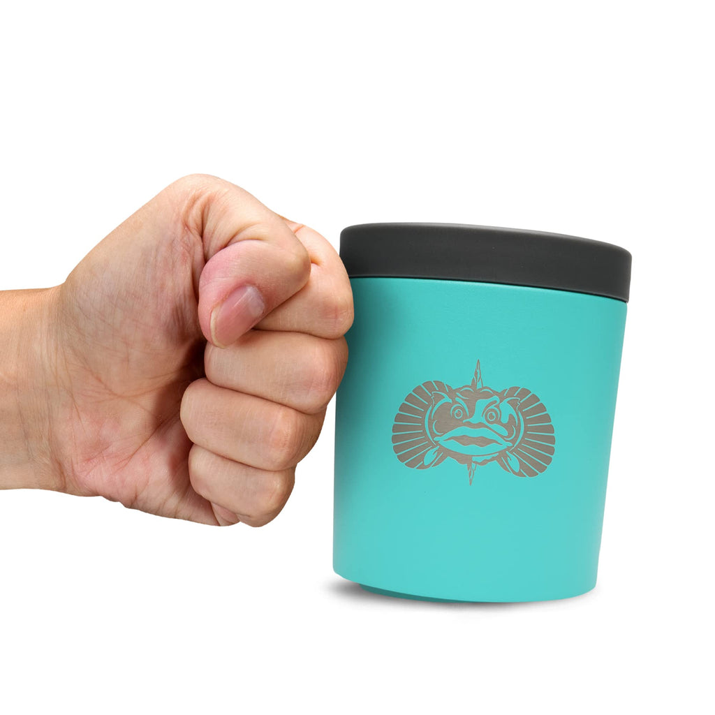 Toadfish Anchor Non-Tipping Cup Holder - Universal & Tumbler Fit, Available in White, Graphite, and Teal