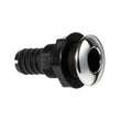 Whitecap Industries Straight Thru-Hull Fittings with Barb, Stainless Steel and Nylon - Available in 1" to 1-1/8" Hose