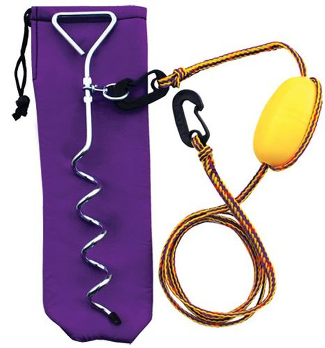 Airhead Jet Logic Screw Anchor System A-3, 8 ft. Zinc-Plated PWC Anchor