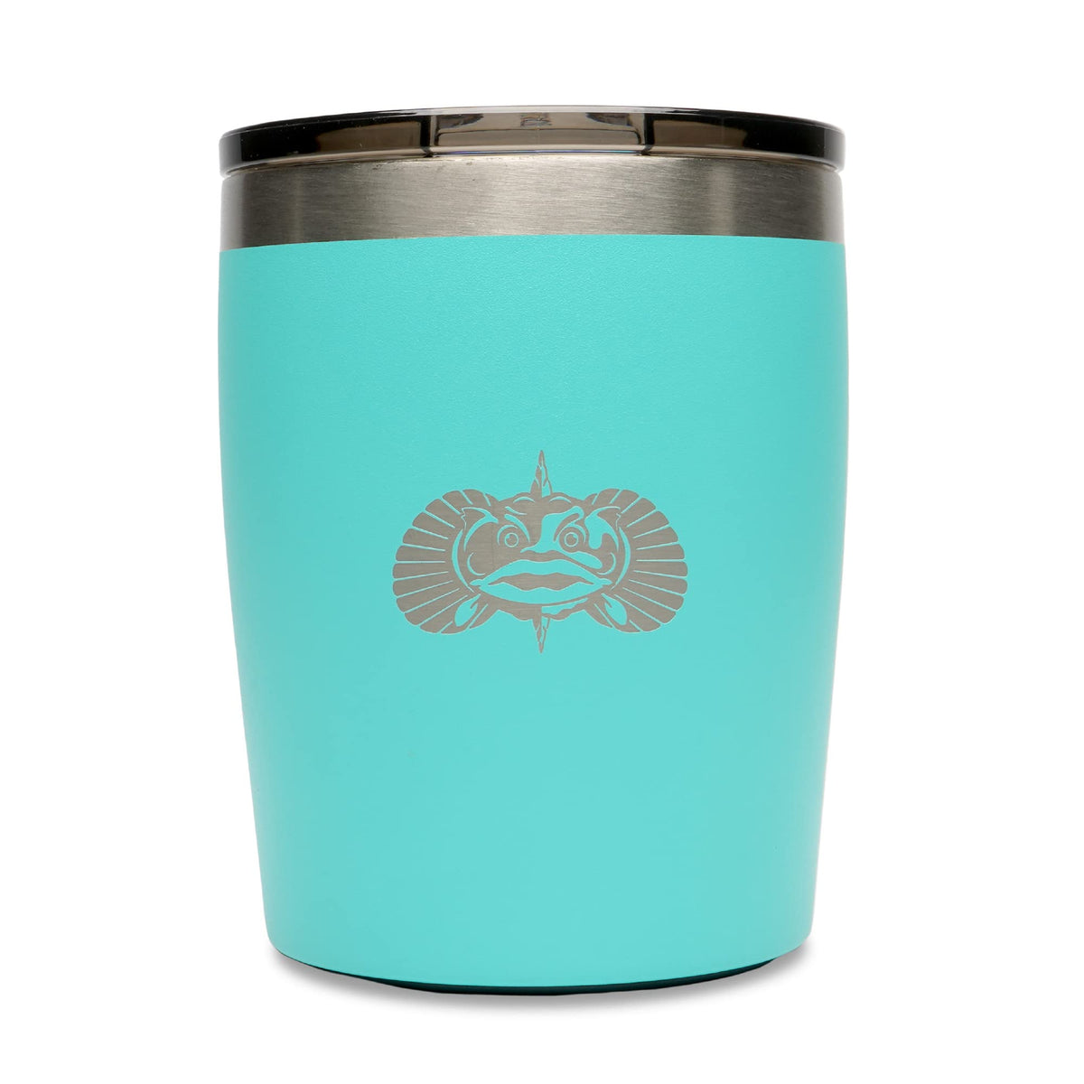 Toadfish Non-Tipping Insulated Stainless Steel Rocks Tumbler, 10 oz - Available in Graphite and Teal