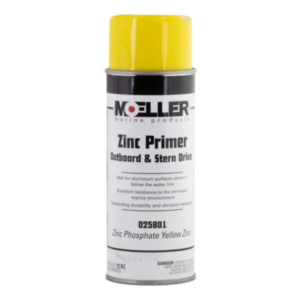 Moeller Marine Zinc Phosphate Engine Spray Paint - Green & Yellow