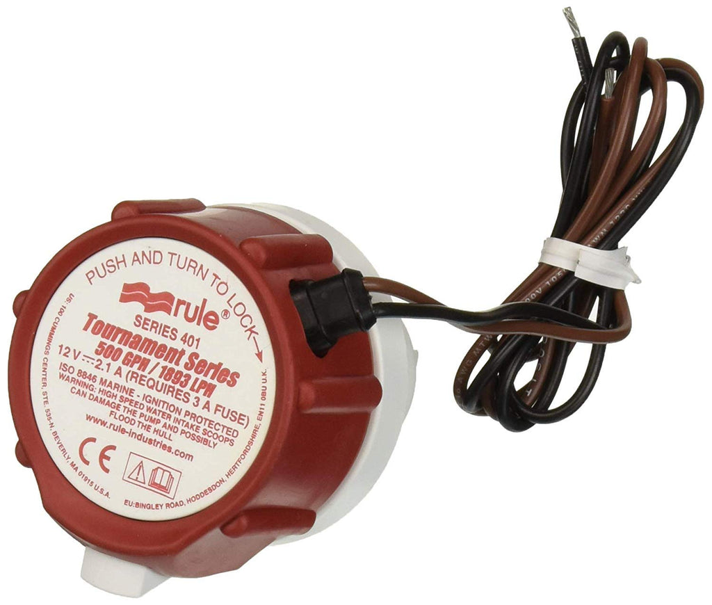 Rule/Jabsco Tournament Series Aerator Pump Replacement Motor Cartridges - 500 to 1100 GPH
