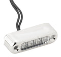 Attwood LED Micro Light 6350B7, Blue, Vertical Mount, Stainless Steel Cover