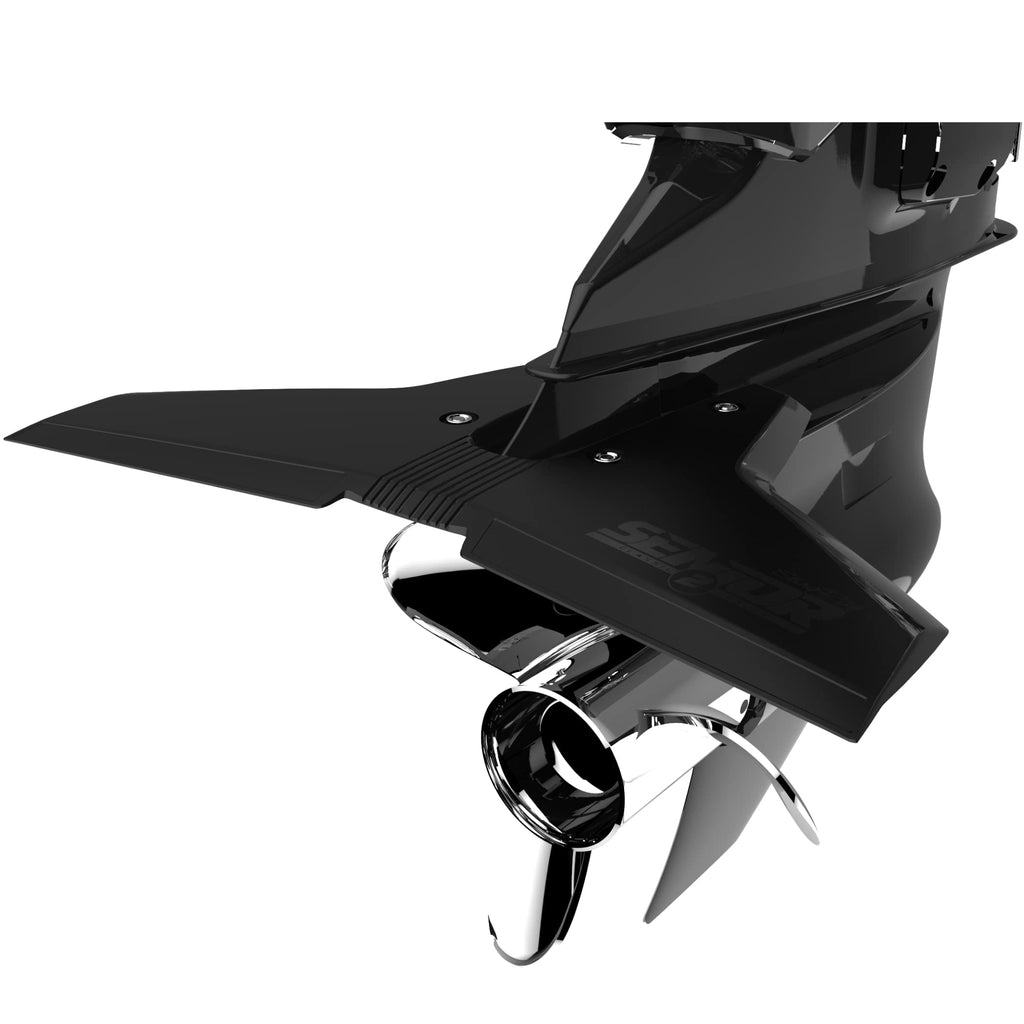 Stingray Hydrofoils Classic 2 Senior Hydrofoil Stabilizer Fin - No-Drill Fit for 40-300 HP Outboard/Outdrive Motors