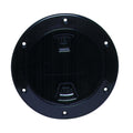 Beckson Marine Screw-In Deck Plate - Available in 4" Black and 8" White