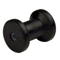 CE Smith Spool Roller 29525, 4 Inch Wide Black Rubber Keel Roller, 1/2 Inch Shaft Boat Trailer Replacement