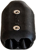 E-Z-TY Rope Clamps - No-Knot Cord & Line Clamps, 1/4" to 3/4", Black or White, 2-Pack
