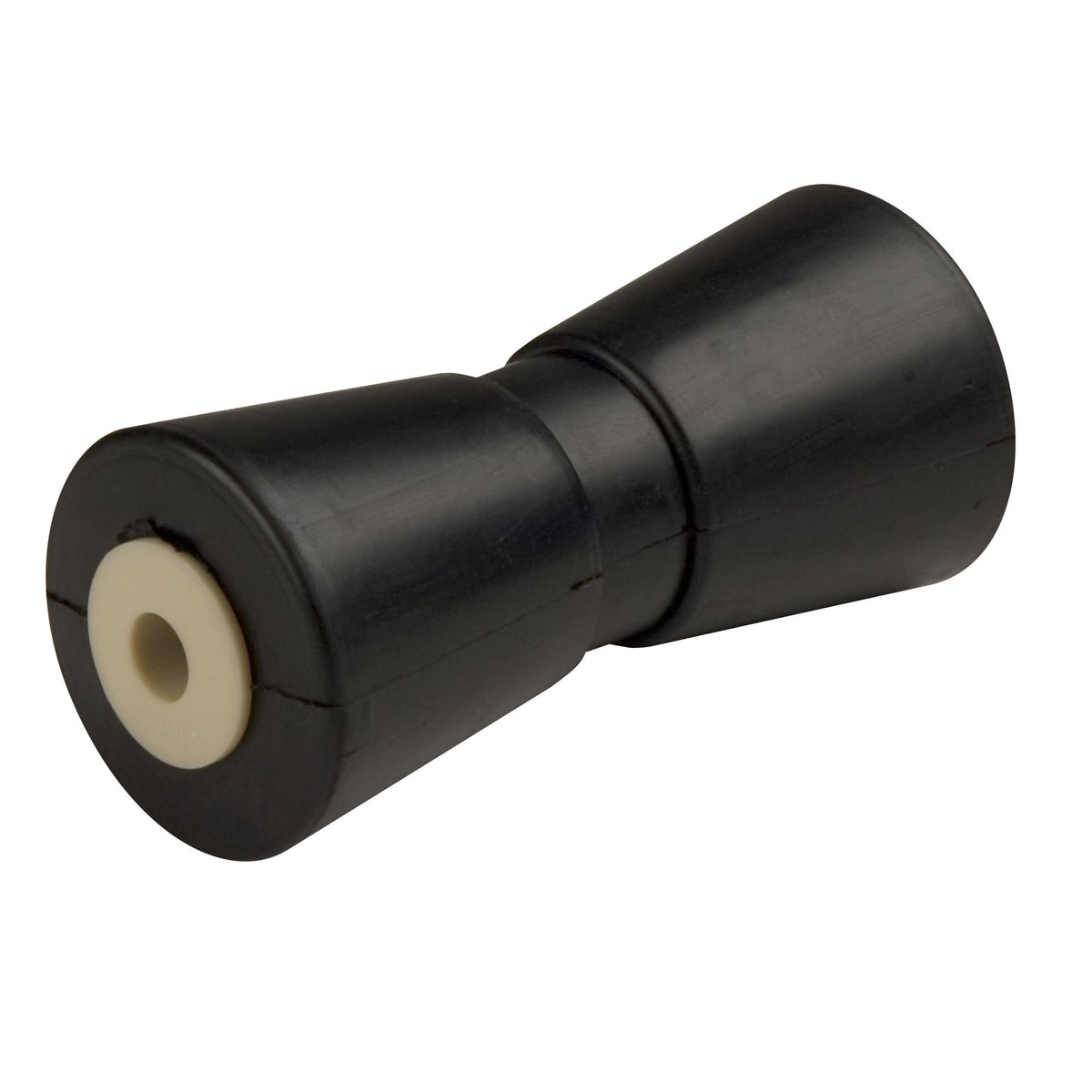 CE Smith Black Rubber Keel Roller - Boat Trailer Keel Roller, 5/8" Shaft, Available in 8" and 10" (V-Keel)