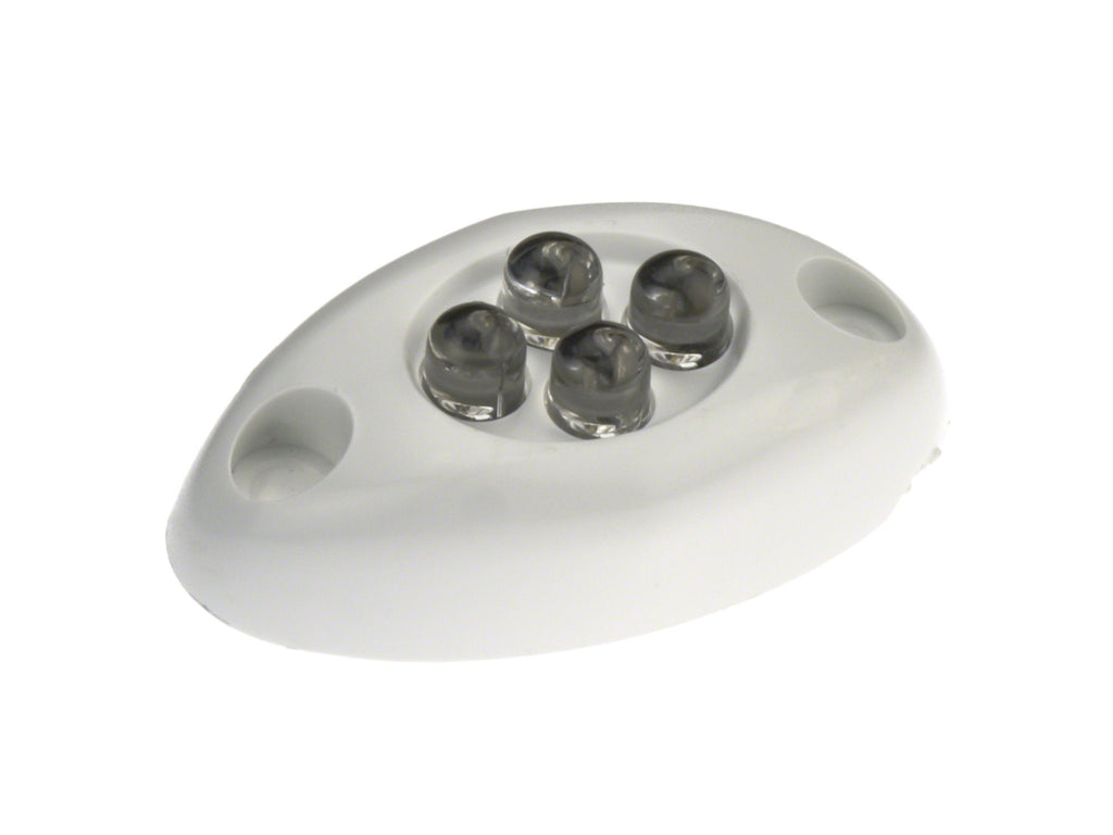 Innovative Lighting 4-LED Boat Courtesy Light, White Case - Blue or White LED