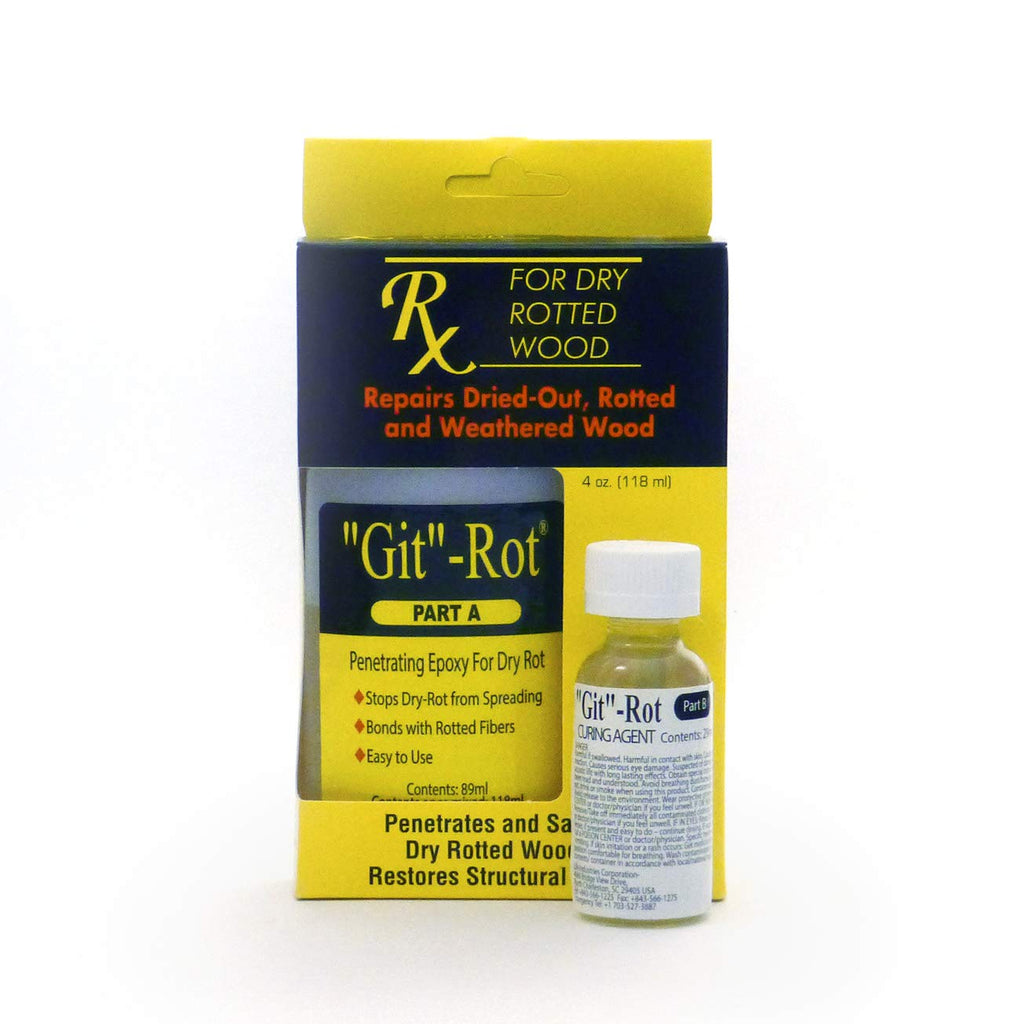 BoatLife Git-Rot Penetrating Epoxy Wood Rot Restorer - Available in 4 oz to Quart Kits