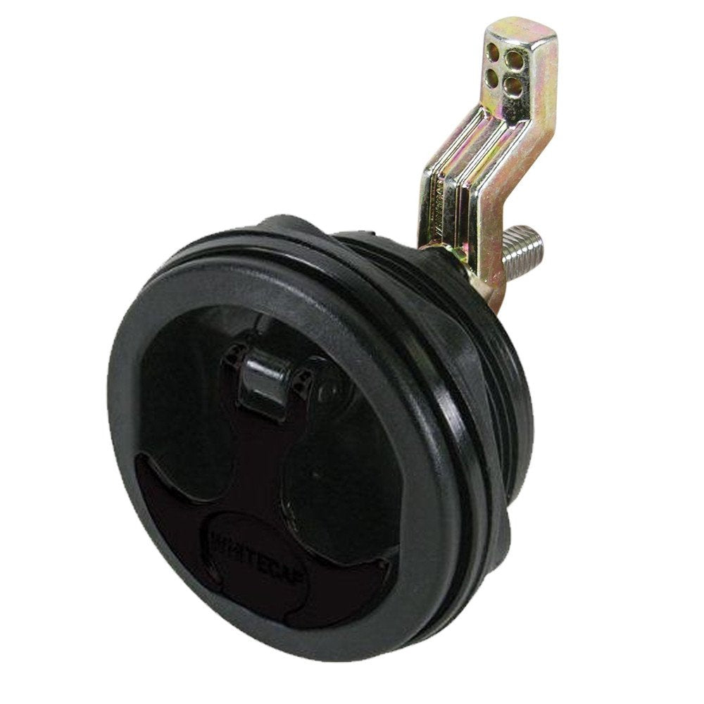 Whitecap 3230BC T-Handle Latch, Nylon Black, Non-Locking, 3 Inch Outer Diameter