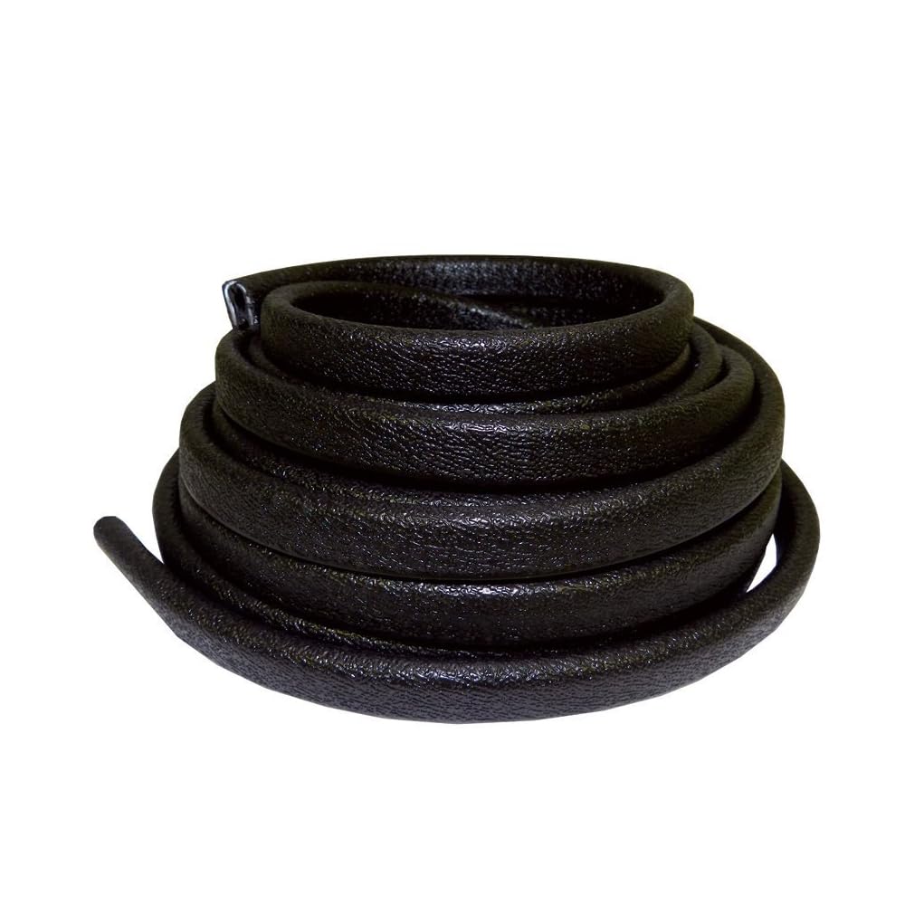 TACO Marine Flex Trim, Black Vinyl, 9/16 Inch x 25 Feet with 5/32 Inch Opening, V30-1005B25-1