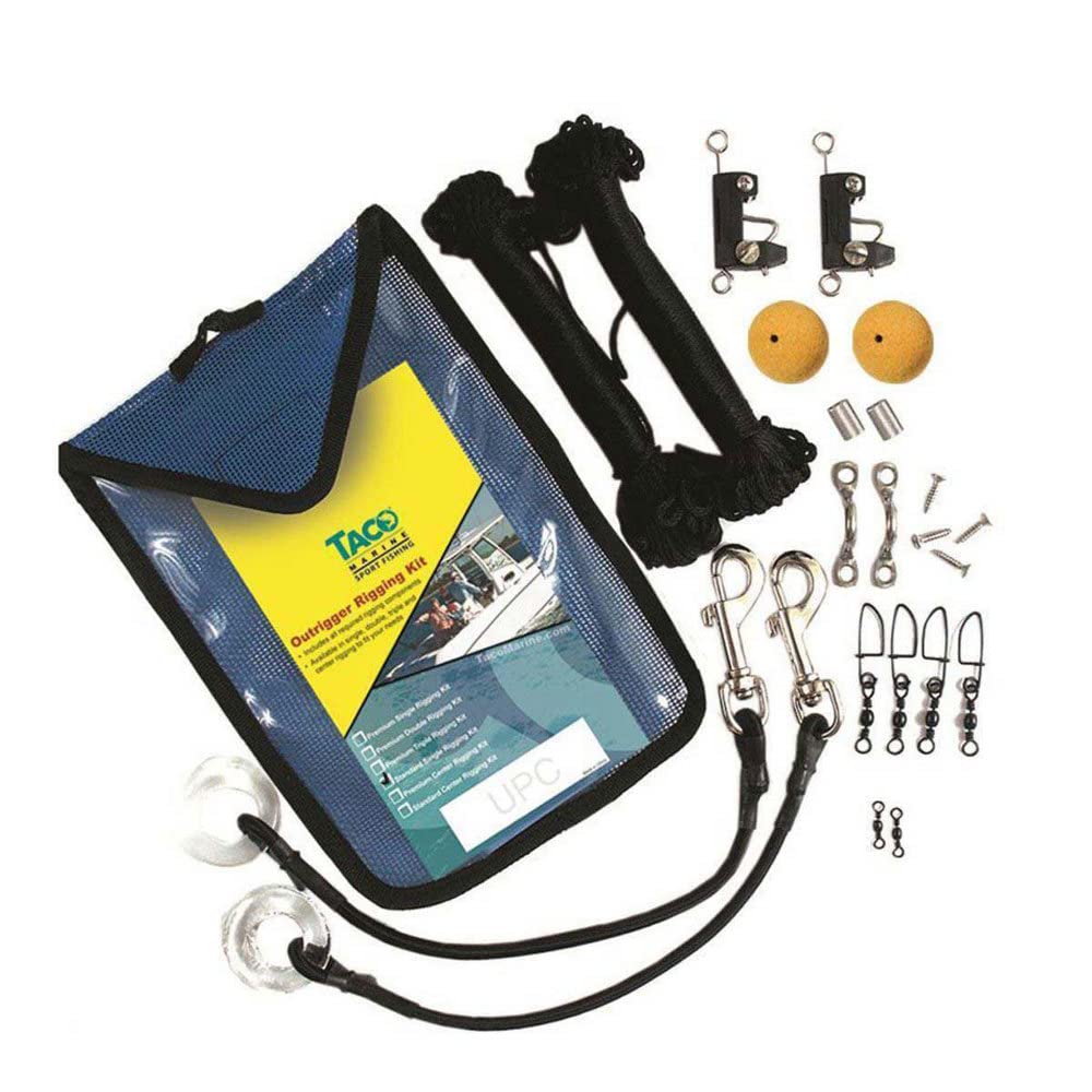 TACO Marine RK-0001SB Standard Rigging Kit, Rigs Outriggers up to 22 Feet