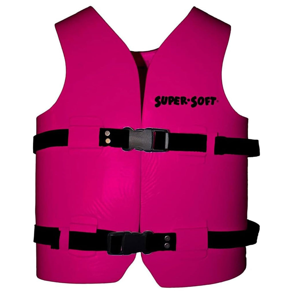 TRC Recreation Super Soft Child Life Jacket - Flamingo Pink, USCG Approved Type III PFD, Youth X-Small to Medium