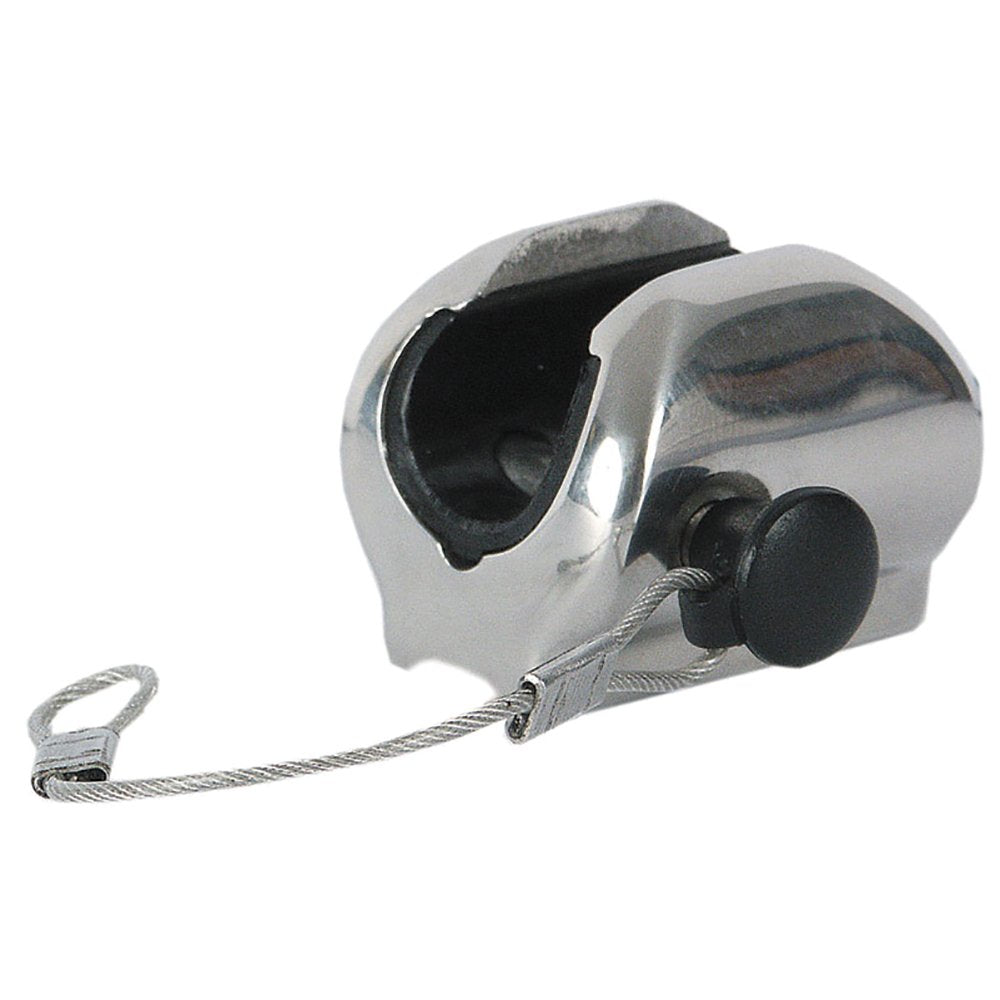 TACO Metals 7/8 Inch Concave Deck Hinge with Lanyard, Ball and Socket Style, F13-0242/244BN-1