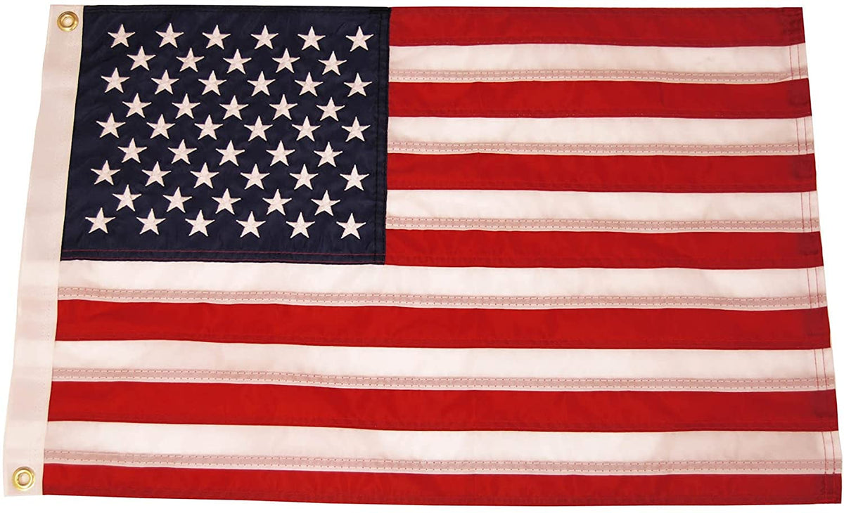 Taylor Made U.S. Yacht Ensign Sewn American Flag, 16 x 24 Inch, Nylon, 50 Star