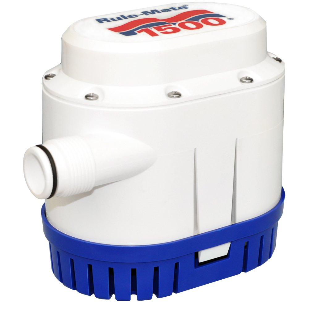 Rule Rule-Mate Automatic Submersible Bilge Pump, 12V - Available in 500 to 2000 GPH