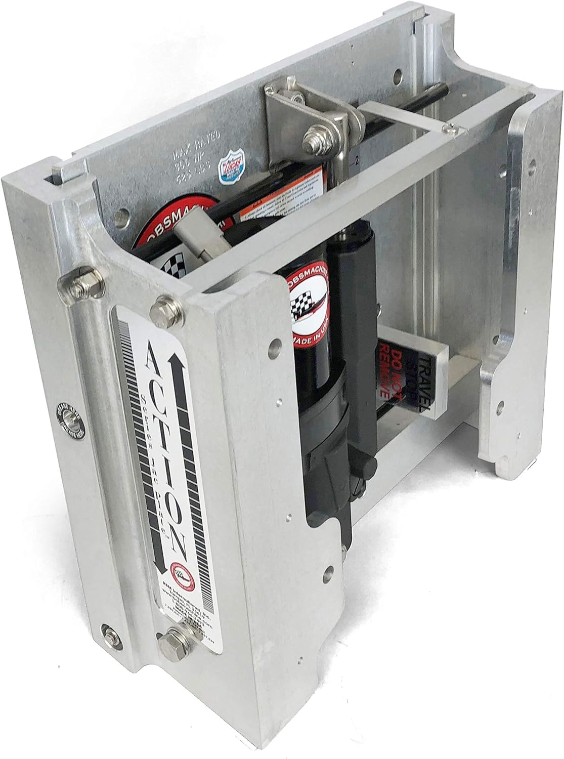 Bob's Machine Shop Action Series 6 Inch Setback Hydraulic Jack Plate with Internal Pump