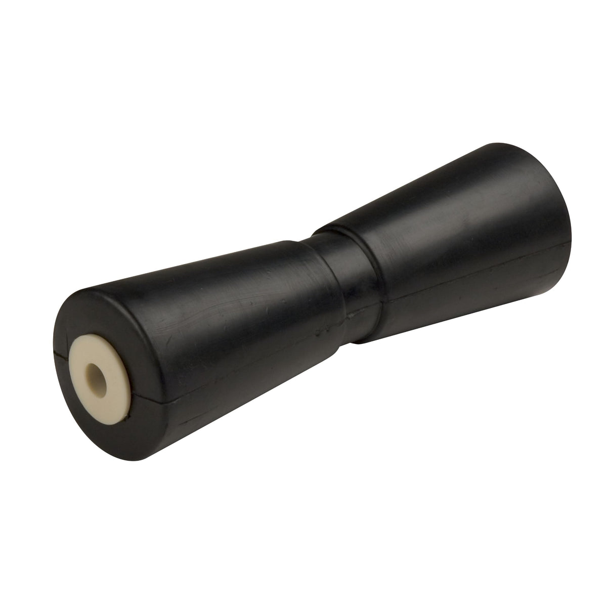 CE Smith Keel Roller, 12 Inch Black Rubber, 5/8 Inch Shaft - Boat Trailer Support Roller 29500