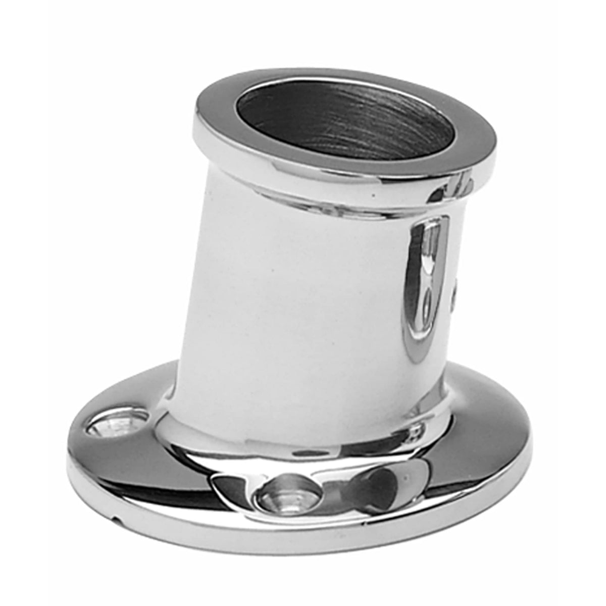Taylor Made Flag Pole Socket, Top Mount, 10 Degree Angle, Fits 1 to 1-1/4 Inch Poles - 966