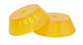 Tie Down 86290 Amber 3 Inch PVC End Bell, 1/2 Inch Shaft