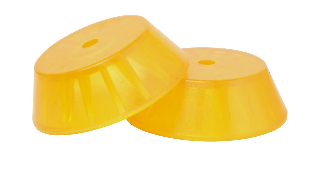 Tie Down 86290 Amber 3 Inch PVC End Bell, 1/2 Inch Shaft