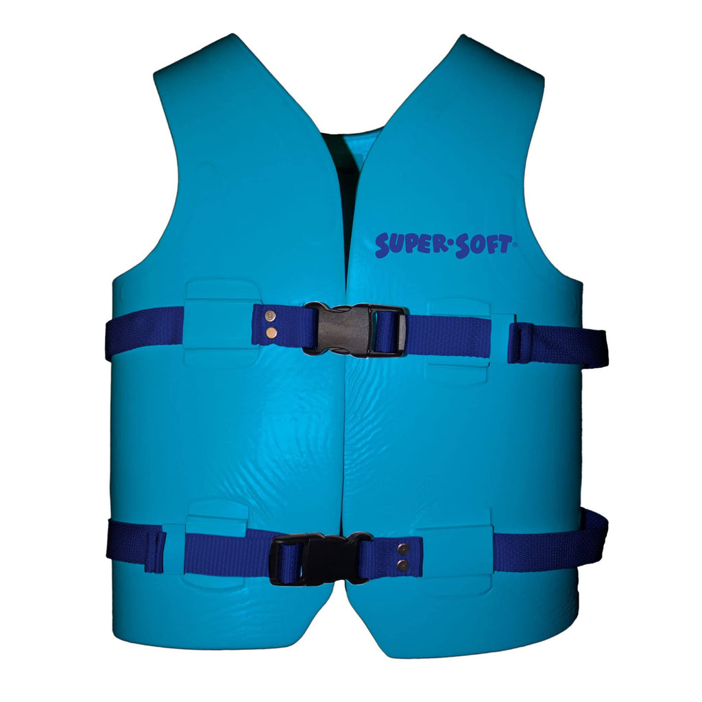 TRC Recreation Youth Life Jacket - USCG Type III Vinyl-Coated Foam Vest, Youth Medium
