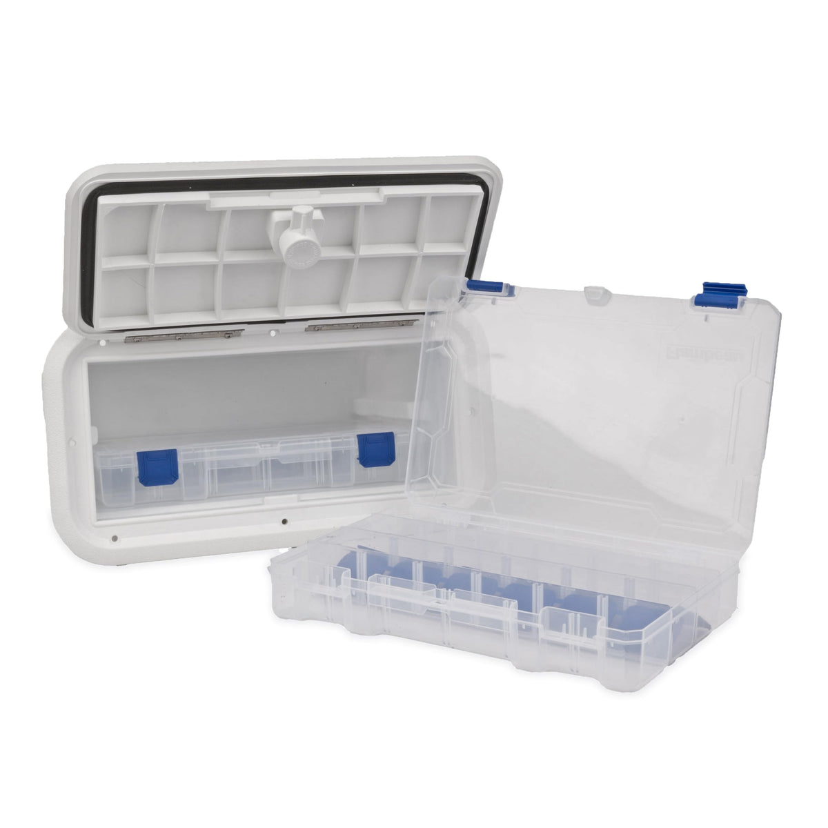 T-H Marine Tackle Center Trays Storage Hatch TDS-0714-2T-2P, 7 x 14 Inch, Includes 2 3600 Trays, Polar White