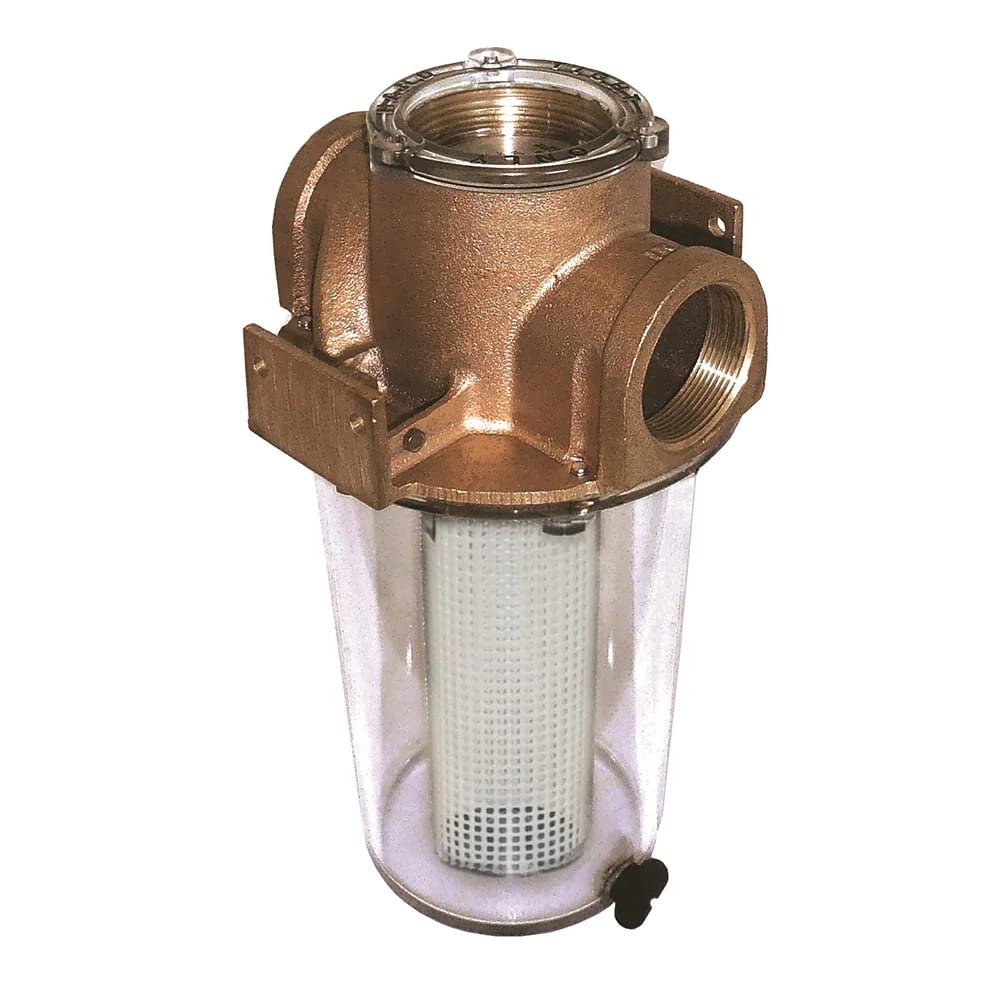 Groco ARG-1000-P 1 Inch Raw Water Strainer with Non-Metallic Basket