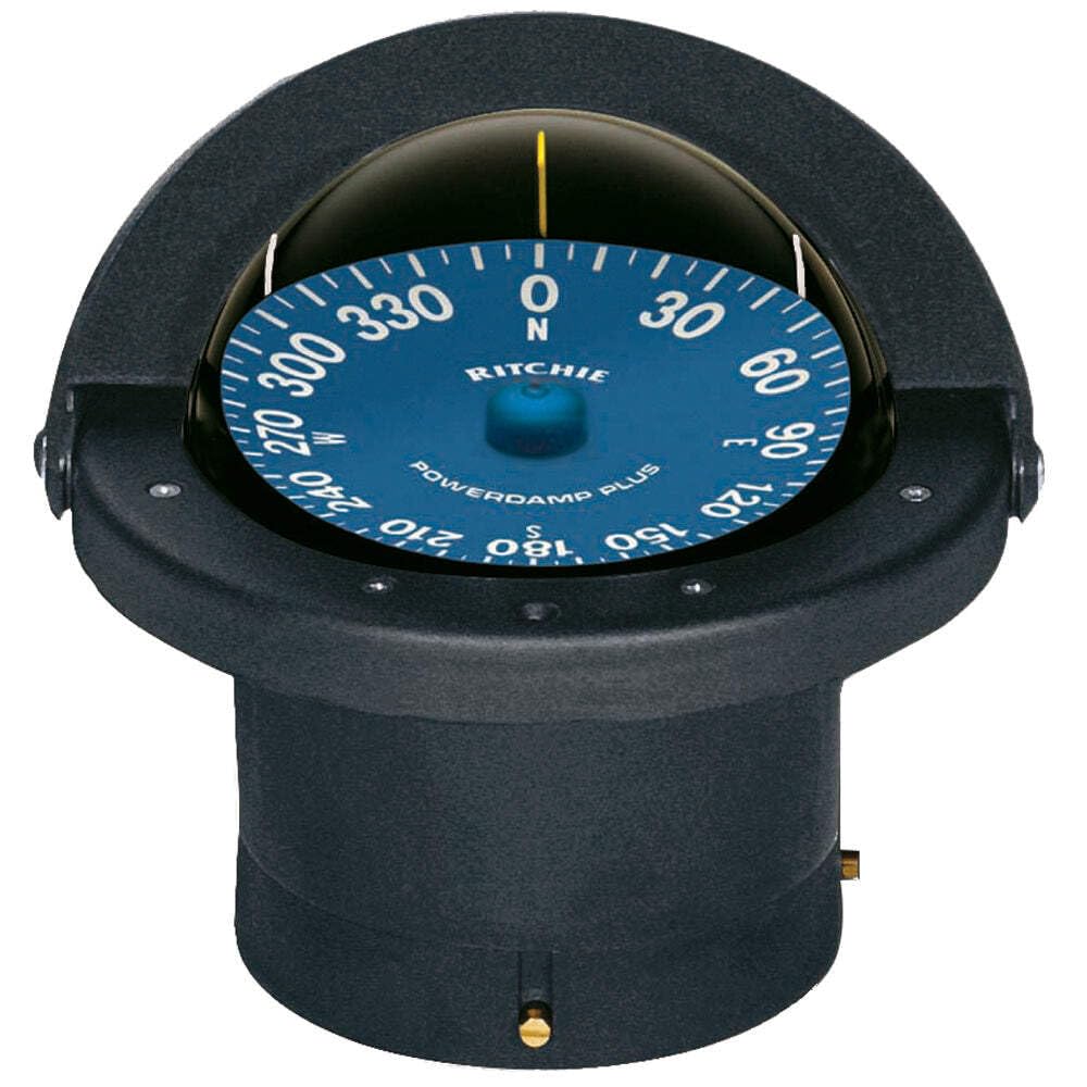 Ritchie SuperSport SS-2000 4-1/2 Inch Flush Mount Boat Compass, Available in Black and White Housings