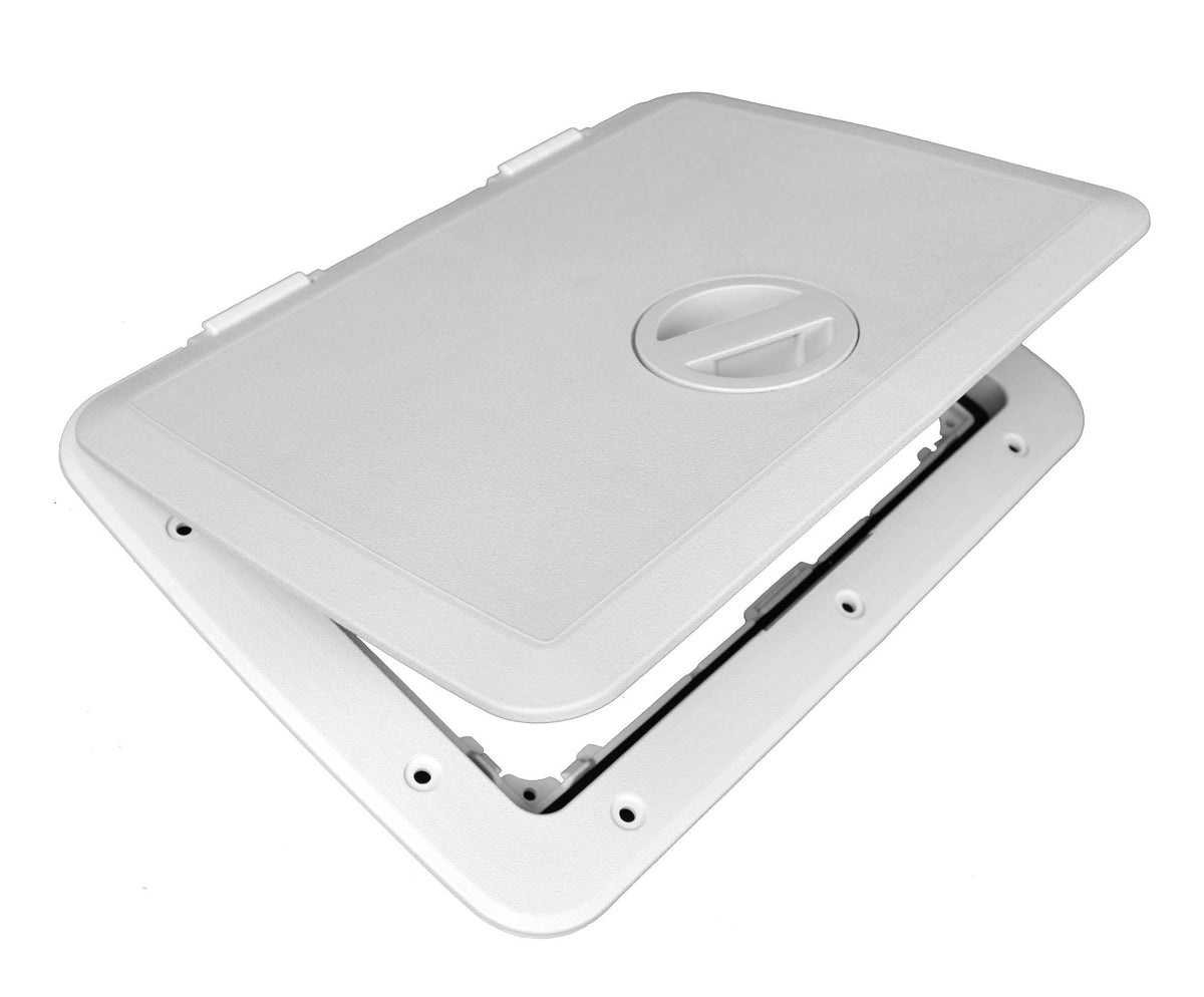Tempress 1115 Cam-Latch Access Hatch, White, 10-3/4 x 15-1/8 Inch Outside Dimensions