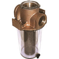 Groco ARG-S Series Cast Bronze Raw Water Strainer with Stainless Steel Basket - Available in 1" and 1-1/2"