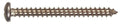 Hillman 8095 Pan Head Sheet Metal Screw, #10 x 1-1/4 Inch, Stainless Steel, 2-Pack