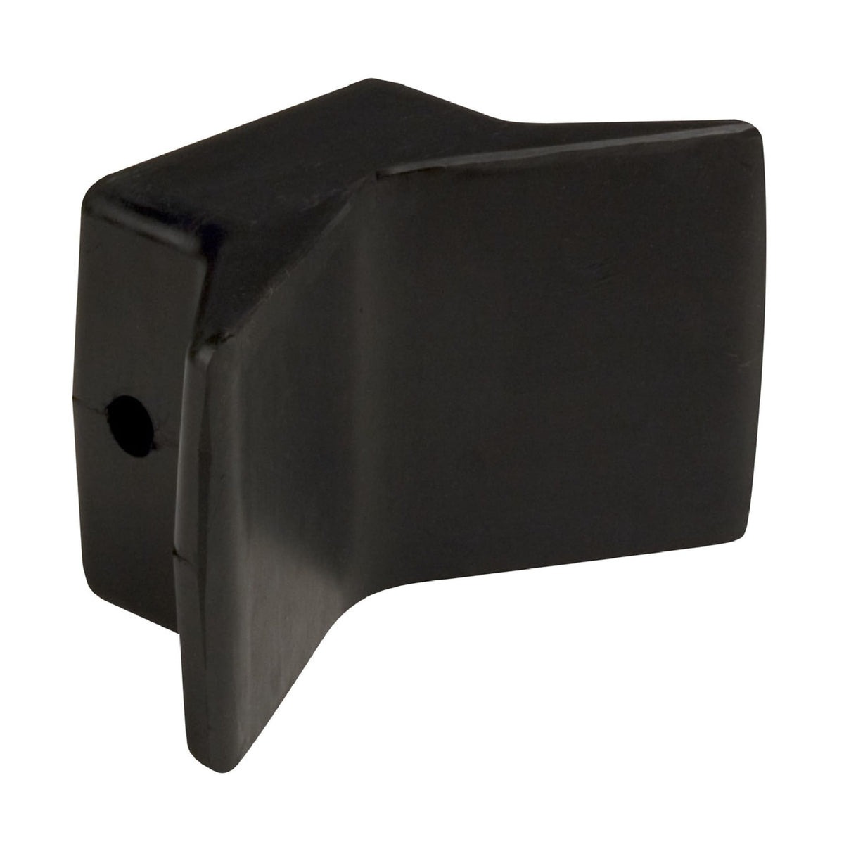 CE Smith Bow Stop 29550 - 4 Inch Black TPR Boat Trailer Bumper, 7 Inch Span